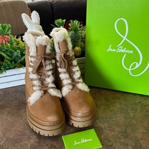 Sam Edelman Kyler 2 leather combat lug boots